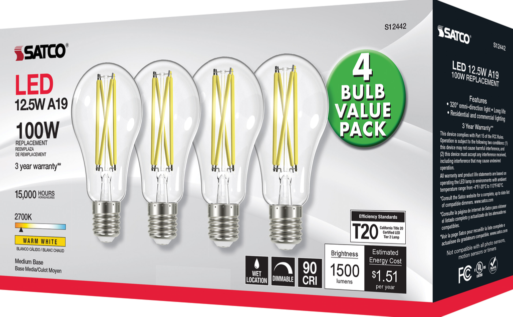 SATCO-NUVO S12442 LIGHTING, CONTROLS & ACCESSORIES