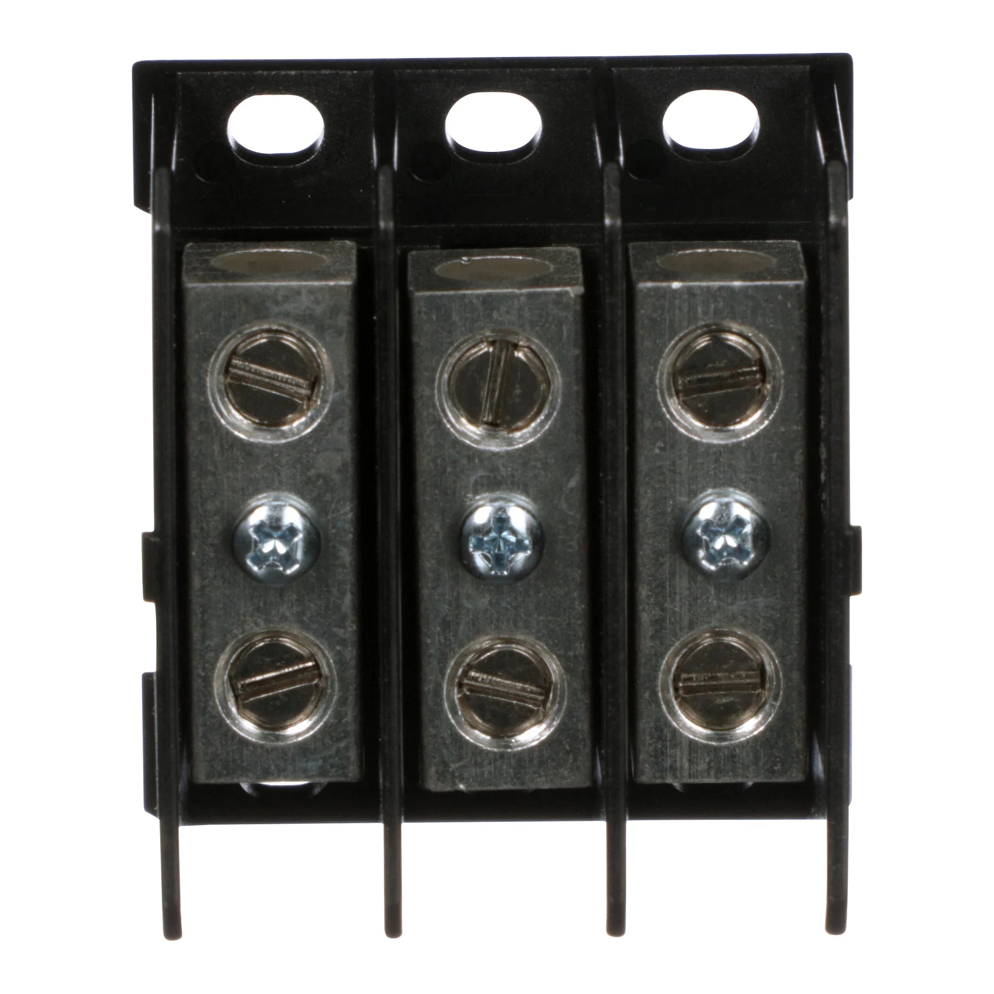 SCHNEIDER ELECTRIC Square D 9080LBA361101 Primary Thermoplastic 3-Pole Miniature Power Distribution Block 115 Amp 600 Volt