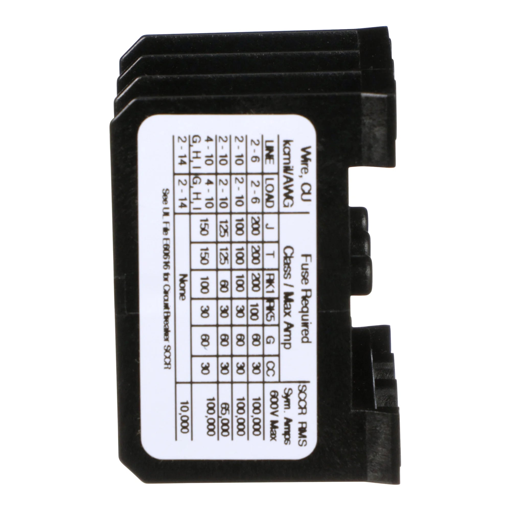 SCHNEIDER ELECTRIC Square D 9080LBA361101 Primary Thermoplastic 3-Pole Miniature Power Distribution Block 115 Amp 600 Volt