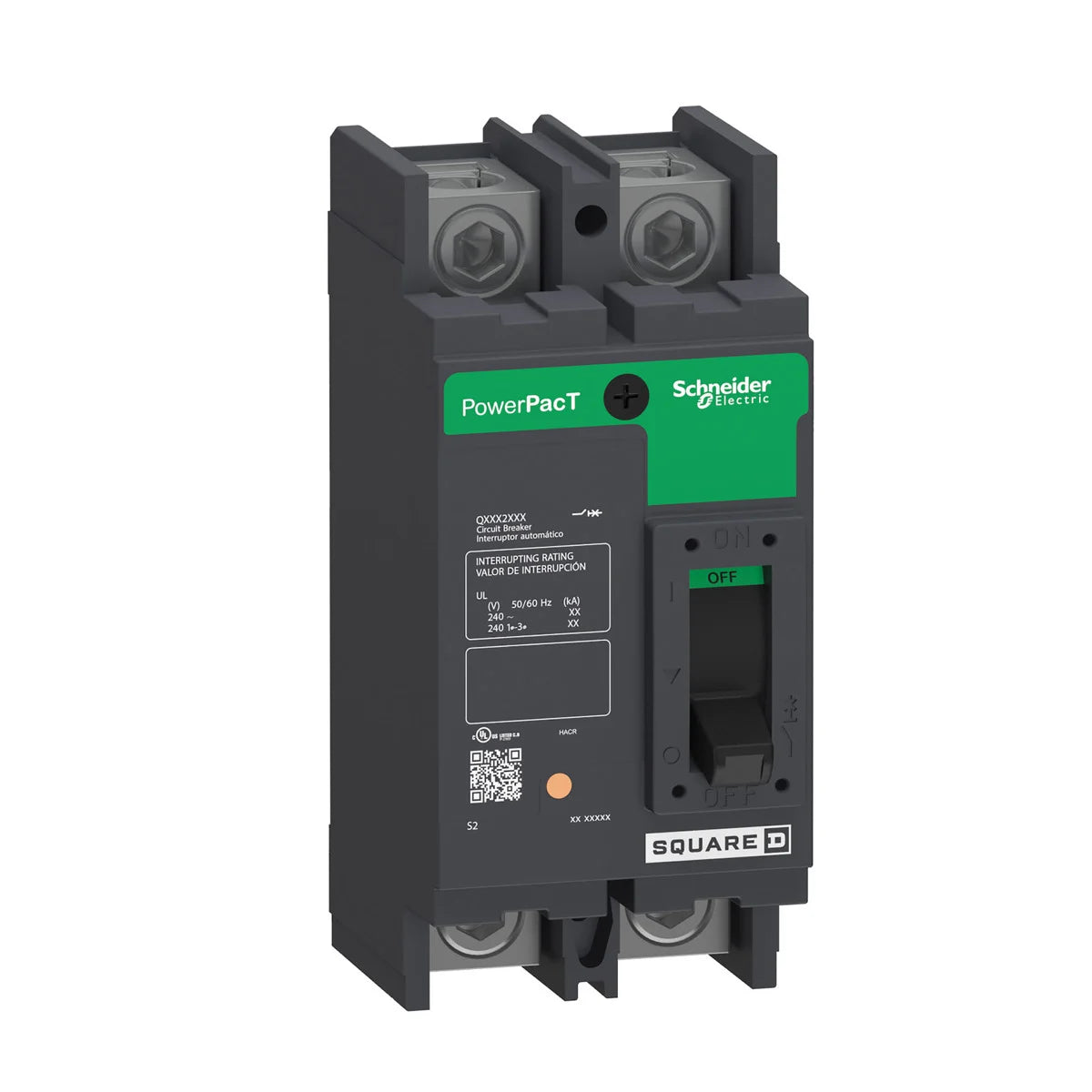 SCHNEIDER ELECTRIC Square D QBL22175 Molded Case Circuit Breaker 175 Amp 2 Pole 240V