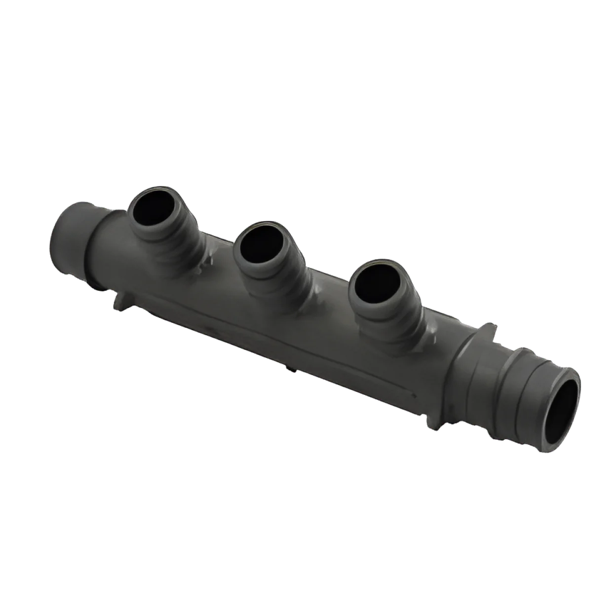 UPONOR Uponor Wirsbo Q2237557 ProPEX 3 Outlet EP Flow-Through Multi-Port Tee, 3/4 inch Supply x 1/2 inch Outlets