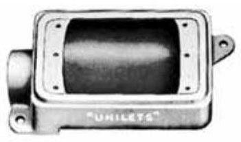APPLETON Appleton FD-1-50L 1-Gang Malleable Fd Box W/Lugs