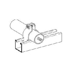 B-Line B2009AL 3/4 Rigid Pipe & Conduit Strut Clamp, Aluminum