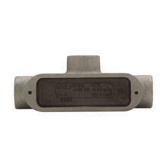 EATON Crouse-Hinds T39 Conduit Outlet Body Type T 1 in Hub Mark 9 15 cu-in