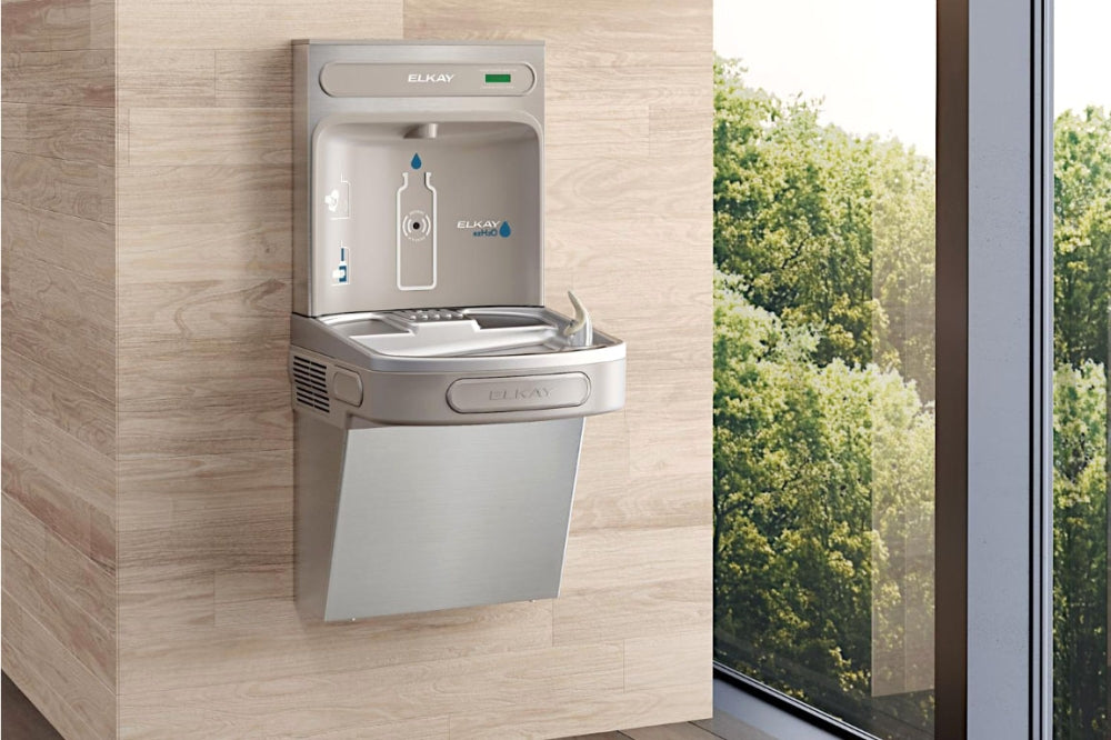 ELKAY Elkay EZS8WSSK Bottle Filling Station with Single ADA Cooler Non-Filtered Refrigerated Stainless
