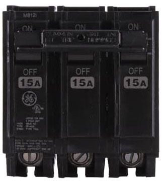 GENERAL ELECTRIC THQL32015 CIRCUIT BREAKERS