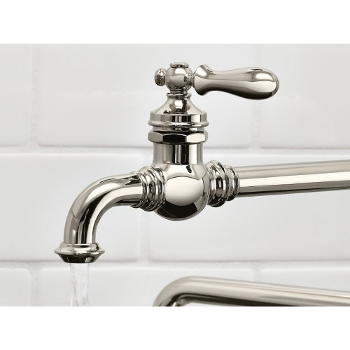 KOHLER Kohler K-99270-SN Artifacts Wall Mount Pot Filler Kitchen Sink Faucet 3.2 gpm