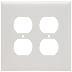 Legrand SPJ82W Pass & Seymour 2Gang Wall Plate Duplex Receptacle Jr-Jumbo White