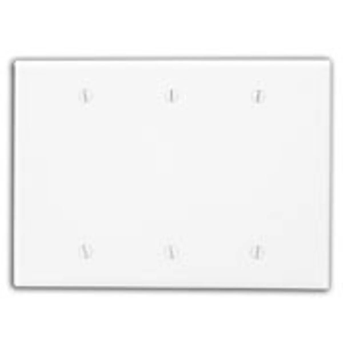 LEVITON Leviton PJ33-I 3 Gang Blank Wallplate Midway Ivory