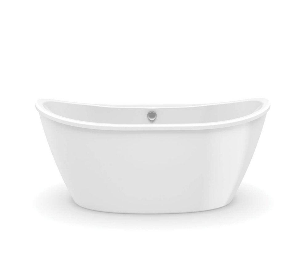 MAAX MAAX 106192-000-002 Delsia 60 x 32 in Freestanding Bathtub with Center Drain