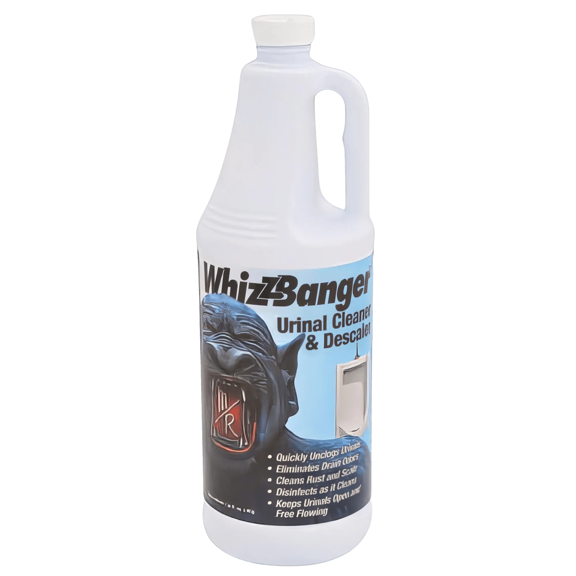MILL-ROSE Mill-Rose 76056 Blue Monster Whizzbanger Urinal Cleaner and Descaler, 32 Fluid Ounces