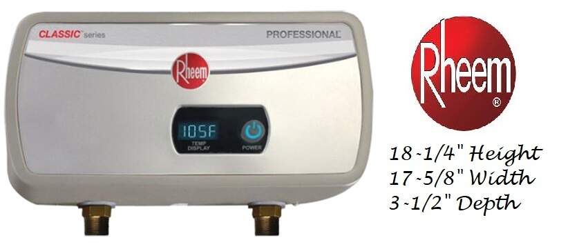 RHEEM RTEX-24 TANKLESS WATER HEATERS