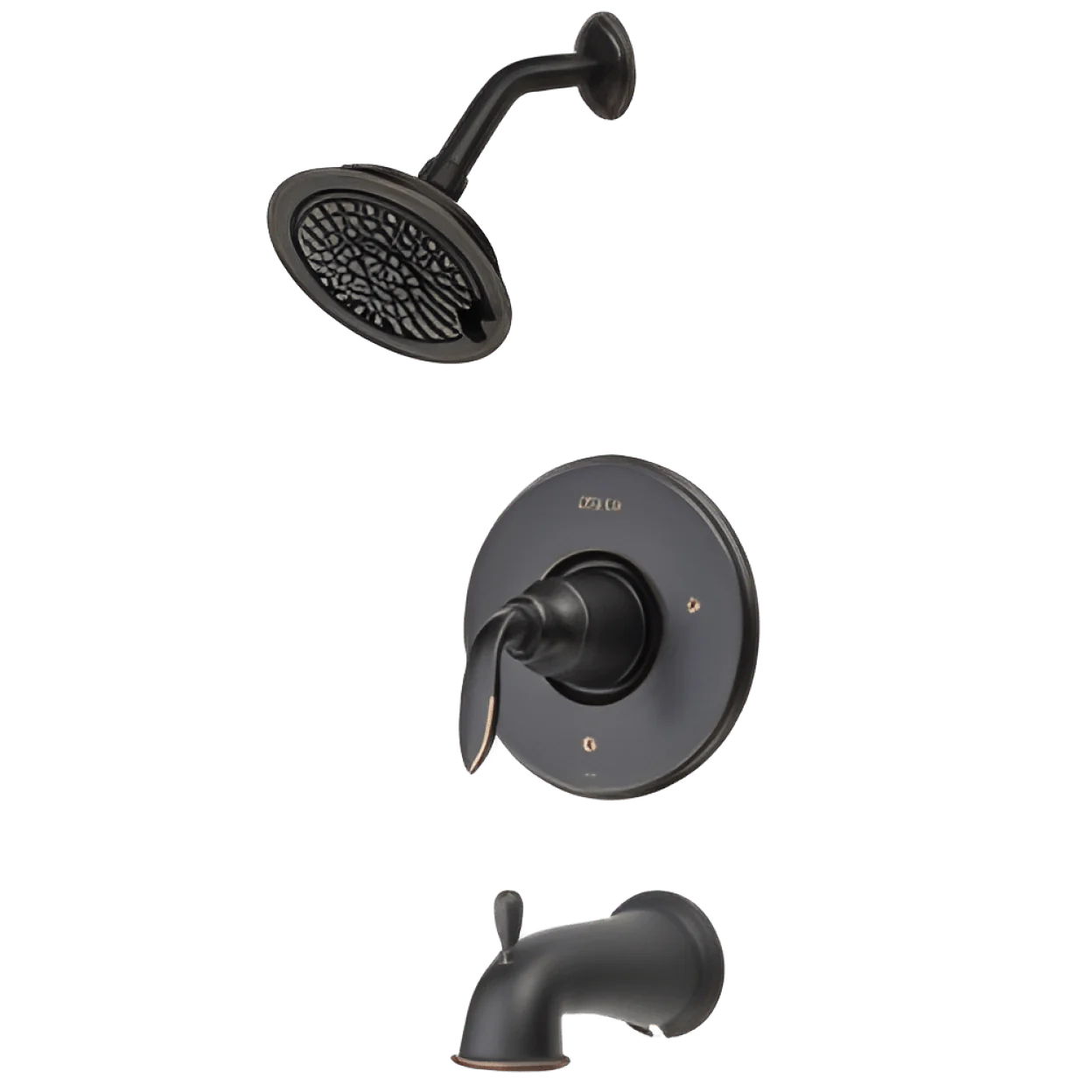 PFISTER Pfister LG89-8CBY Avalon 1 Handle Tub and Shower Trim Kit, Tuscan Bronze
