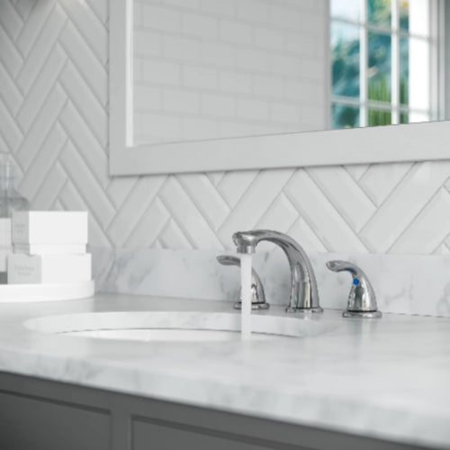 PFISTER Pfister LG149-61P0 Pfirst Series 2 Handle Widespread Bathroom Faucet 1.2 gpm 8 to 15 in Centers
