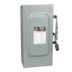 SCHNEIDER ELECTRIC Square D D223N Safety Switch Fusible 100A 2P NEMA-1 240V , Single Throw
