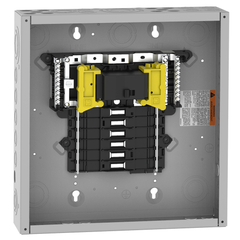 SCHNEIDER ELECTRIC Square D QO112M100P Load Center 100A 120/240V 1 Phase Convertible Main Breaker 12 Spaces 24 Circuits