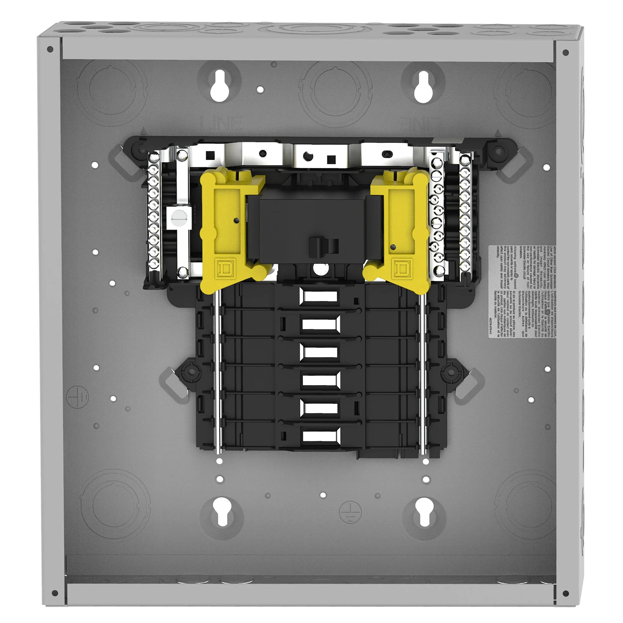 SCHNEIDER ELECTRIC Square D QO112M100P Load Center 100A 120/240V 1 Phase Convertible Main Breaker 12 Spaces 24 Circuits