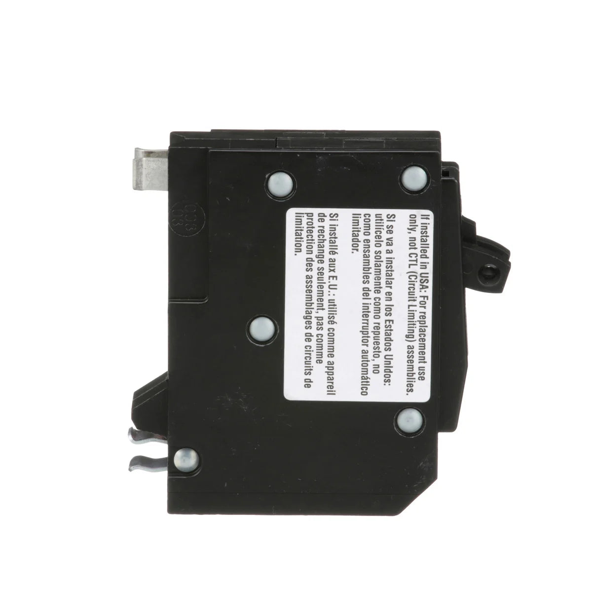 SCHNEIDER ELECTRIC Square D QO1520 Tandem Circuit Breaker 15A/20A 120/240V Plug-On