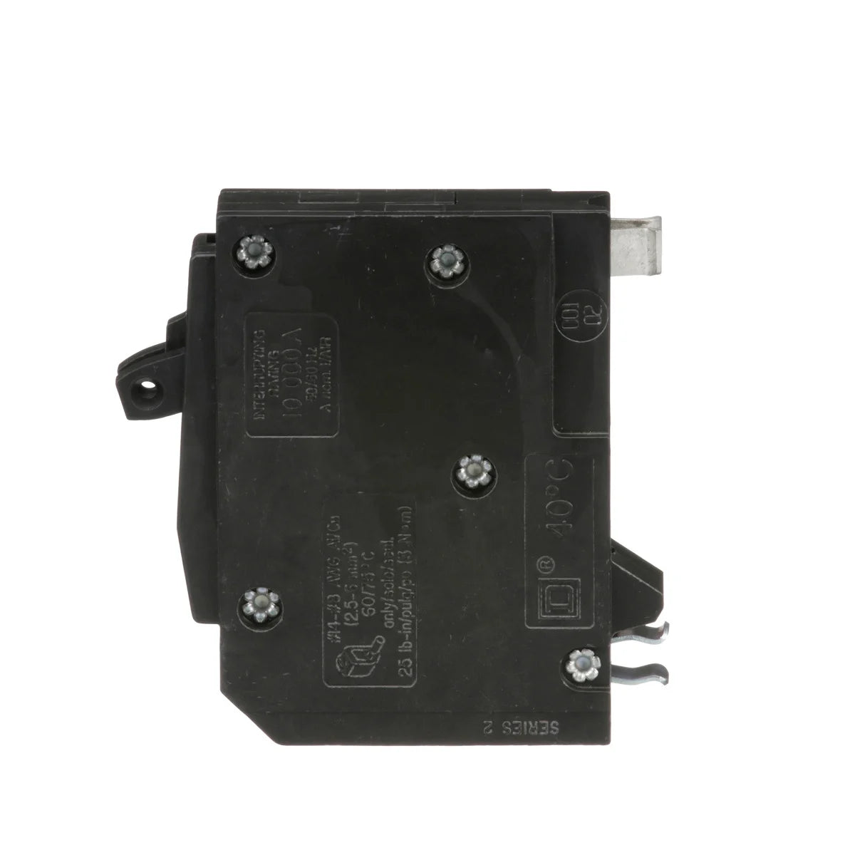 SCHNEIDER ELECTRIC Square D QO1520 Tandem Circuit Breaker 15A/20A 120/240V Plug-On