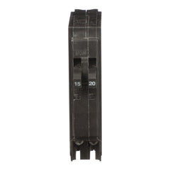 Square D QOT1520 Tandem Circuit Breaker 15A/20A 120/240V 1Ph , Plug-On
