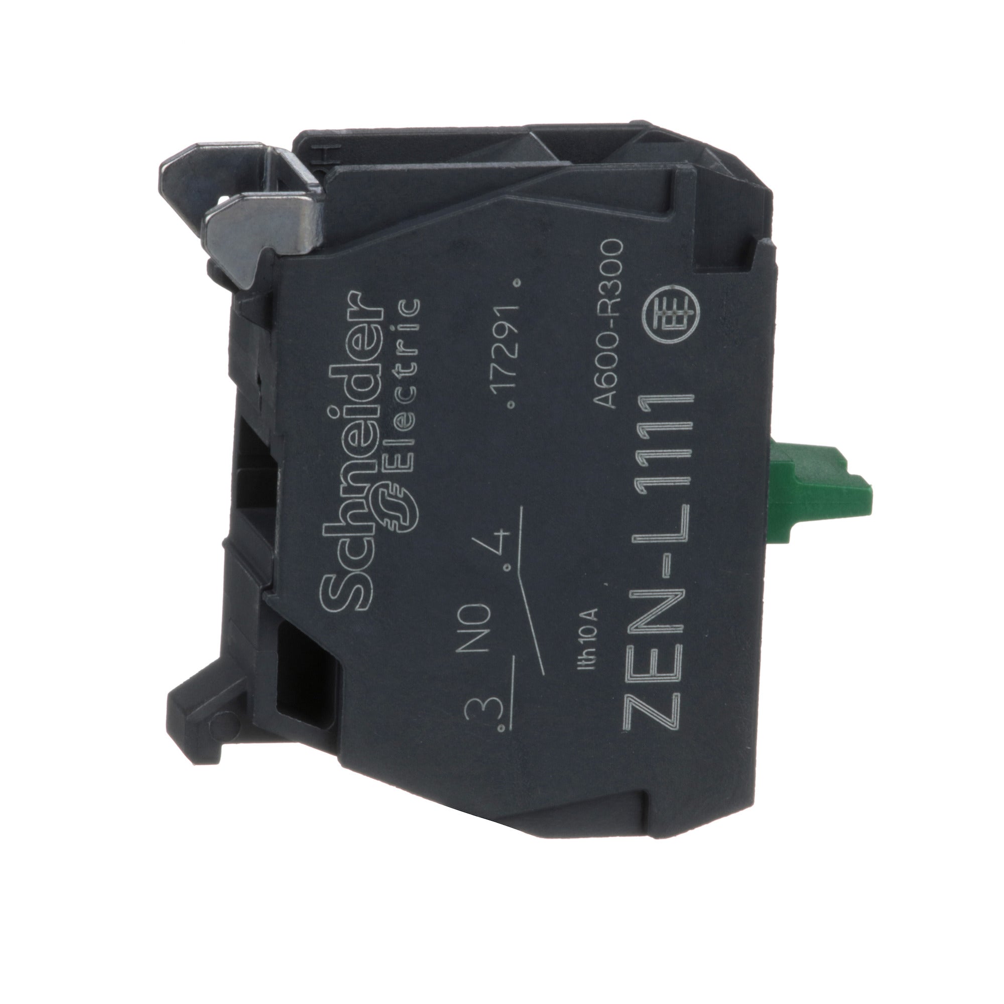 SCHNEIDER ELECTRIC Schneider Electric ZENL1111 Square D 22 mm 1NO Metal Plate Mounting Standard Contact Block