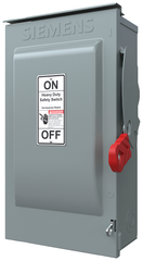 SIEMENS Siemens HNF362 240/480/600 VAC 250/600 VDC 60 Amp 3-Pole 3-Wire NEMA 1 Heavy Duty Non-Fusible Safety Switch