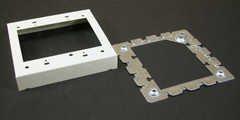 LEGRAND Wiremold V5751-2 BOX EXT 4-3/4IN 4-3/4IN 15/16IN STL FL