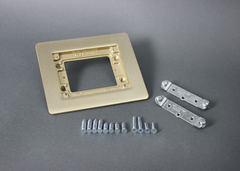 WIREMOLD Wiremold 817B Flange Tile and Carpet 6-1/16in Brass