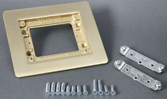 WIREMOLD Wiremold 817B Flange Tile and Carpet 6-1/16in Brass