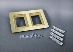 LEGRAND Wiremold 827B 2-Gang Combination Carpet and Tile Flange
