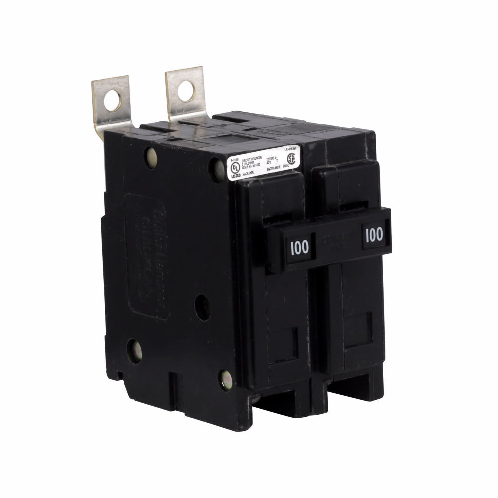 EATON Eaton QBHW2100 Quicklag Industrial Thermal Magnetic Circuit Breaker 100A 120/240VAC 22 kAIC