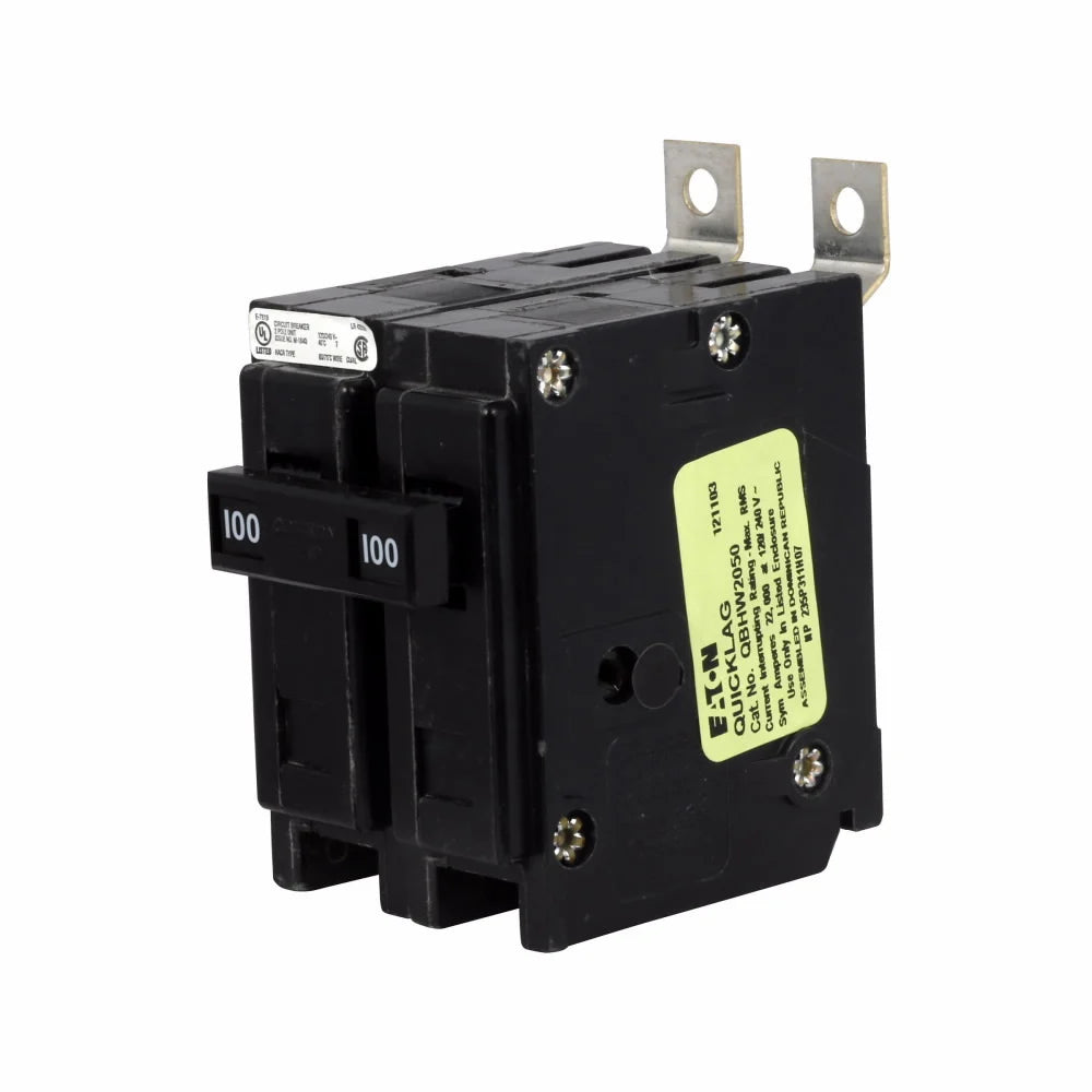 EATON Eaton QBHW2100 Quicklag Industrial Thermal Magnetic Circuit Breaker 100A 120/240VAC 22 kAIC