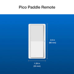 LUTRON Lutron PJ2-P2B-GWH Pico Paddle Remote for Dimmers and Switches, White