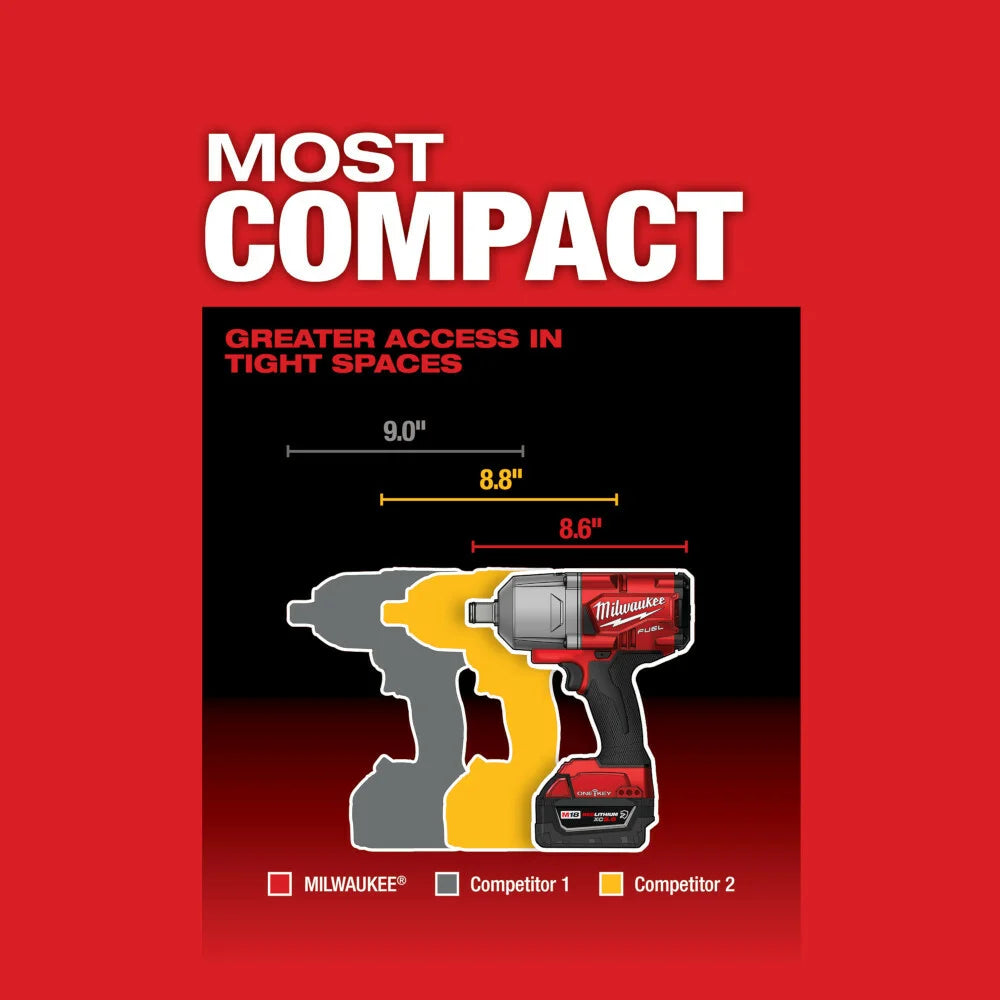 MILWAUKEE Milwaukee 286422R M18 FUEL w/ ONE-KEY High Torque Impact Wrench 3/4 Friction Ring Kit