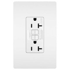 LEGRAND Pass & Seymour 2097TRW Duplex With LED Indicator Light Type, High Impact Resistant