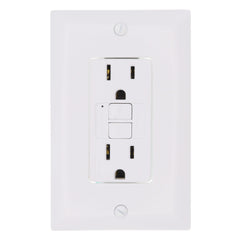 LEGRAND Pass & Seymour 1597-W Duplex With LED Indicator Light Type, High Impact Resistant