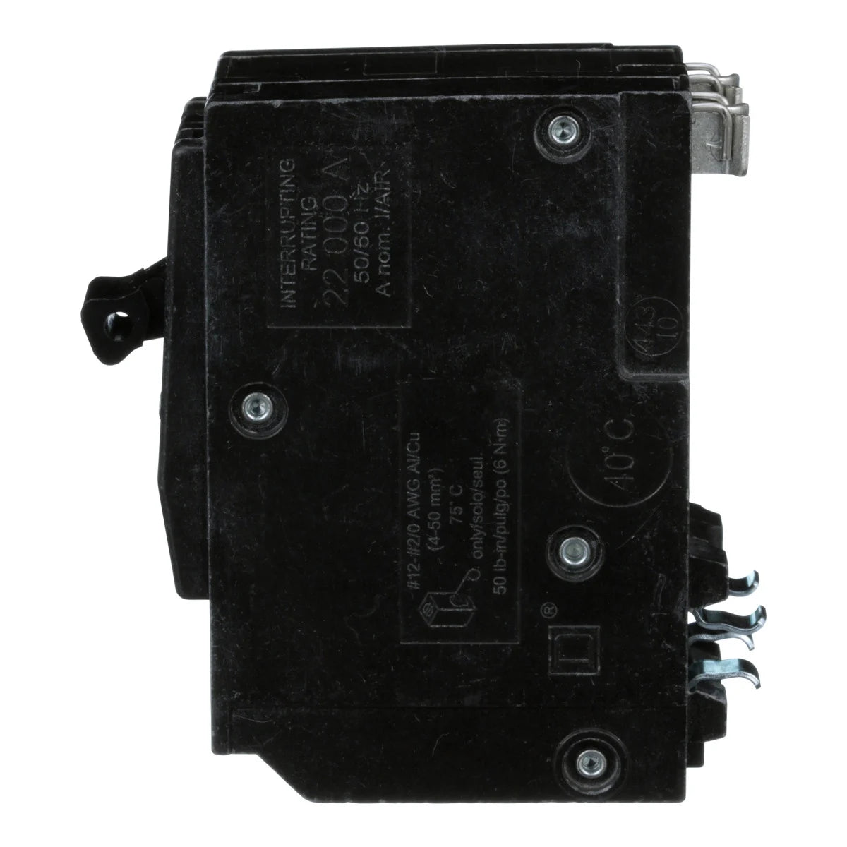 SCHNEIDER ELECTRIC Square D QO250VH Miniature Circuit Breaker 50A 120/240V 1Ph Plug-On