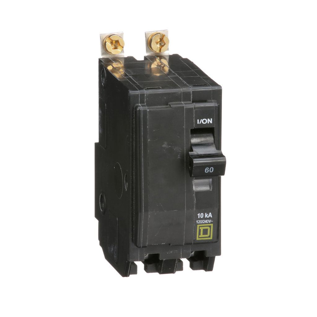 SCHNEIDER ELECTRIC Square D QOB260 Miniature Circuit Breaker 60A 120/240V 1Ph 2P