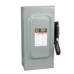 SCHNEIDER ELECTRIC Square D VH362 Heavy Duty Safety Switch 600V 60A 3-Pole Class H/J/K/R