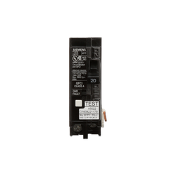 SIEMENS Siemens QF120A QJ2H Circuit Breaker, 120 VAC, 20 Amp, 10 kAIC, 1-Pole