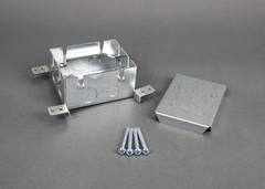 LEGRAND Wiremold 880M1 BOX FL STL 37CU-IN 1 9 1/2 TO 3/4IN RECT