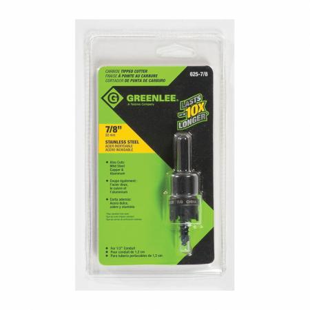 GREENLEE Greenlee 625-7/8 Tungsten Carbide Tipped Hole Saw