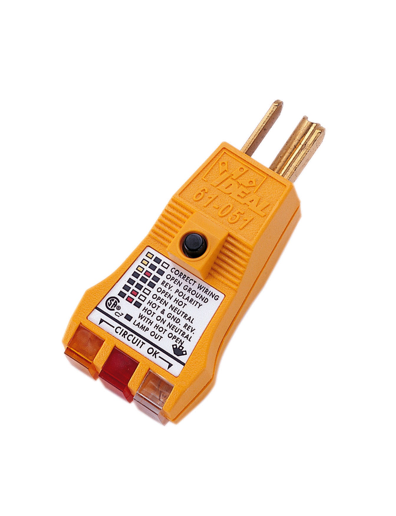 IDEAL Ideal 61-051 E-Z Check Plus Circuit Tester 120 VAC