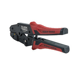KLEIN TOOLS Klein Tools 3005CR Ratcheting Crimper, 10-22 AWG - Insulated Terminals