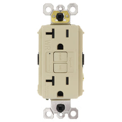 LEGRAND Pass & Seymour 2097TRWRI Self-Test Tamper-Resistant Weather-Resistant GFCI 20A 125V Ivory