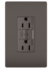 LEGRAND Pass & Seymour 1597TRWR Self-Test Tamper-Resistant GFCI Brown 15A 125V