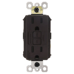 LEGRAND Pass & Seymour 1597TRWR Self-Test Tamper-Resistant GFCI Brown 15A 125V