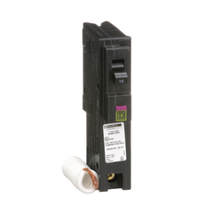 SCHNEIDER ELECTRIC Square D HOM115DF Miniature Circuit Breaker 15 Amp 120 Volt