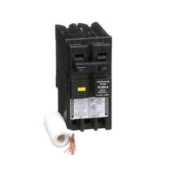 SCHNEIDER ELECTRIC Square D HOM240GFI Miniature Circuit Breaker 40 Amp 120/240 Volt