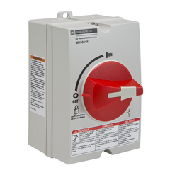 SCHNEIDER ELECTRIC Schneider Electric MD3304X Motor Disconnect Switch 30 Amp 600 VAC 3-Pole NEMA 1, 3, 3R, 4, 4X and 12 Enclosure